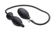 Load image into Gallery viewer, Master Series Dark Inflator Silicone Anal Plug
