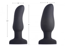 Load image into Gallery viewer, Swell 10x Silicone Inflatable &amp; Vibrating Curved Anal Plug
