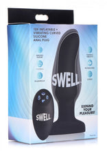 Load image into Gallery viewer, Swell 10x Silicone Inflatable &amp; Vibrating Curved Anal Plug
