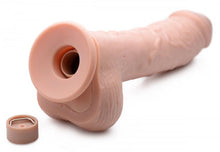 Load image into Gallery viewer, Loadz 8.5in Vibrating Dildo Squirting Light
