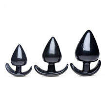 Load image into Gallery viewer, Master Series Triple Spades 3 Pc Anal Plug Set
