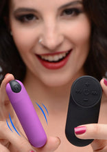 Load image into Gallery viewer, Bang! Vibrating Bullet W/ Remote Control Purple
