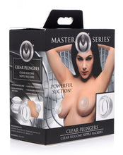 Load image into Gallery viewer, Master Series Clear Plungers Nipple Suckers Large
