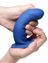 Load image into Gallery viewer, Squeeze-it Squeezable Thick Phallic Dildo- Blue

