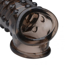 Load image into Gallery viewer, Size Matters 1.5in Penis Enhancer Sleeve Smoke
