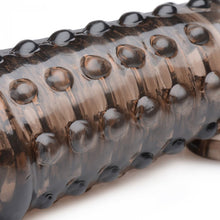 Load image into Gallery viewer, Size Matters 1.5in Penis Enhancer Sleeve Smoke
