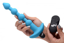 Load image into Gallery viewer, Bang! Vibrating Silicone Anal Beads &amp; Remote Blue
