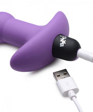 Load image into Gallery viewer, Bang! Vibrating Silicone Anal Beads &amp; Remote Purple

