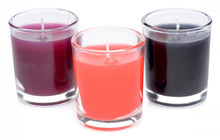 Load image into Gallery viewer, Master Series Flame Drippers Candle Set Black Red Purple
