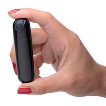 Load image into Gallery viewer, Bang! 10x Vibrating Metallic Bullet Black
