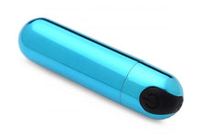 Load image into Gallery viewer, Bang! 10x Vibrating Metallic Bullet Blue
