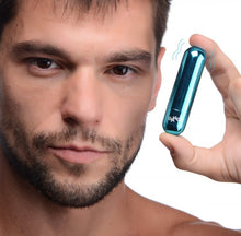 Load image into Gallery viewer, Bang! 10x Vibrating Metallic Bullet Blue
