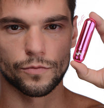Load image into Gallery viewer, Bang! 10x Vibrating Metallic Bullet Pink
