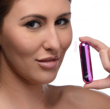 Load image into Gallery viewer, Bang! 10x Vibrating Metallic Bullet Purple
