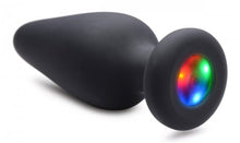Load image into Gallery viewer, Booty Sparks Silicone Light-up Anal Plug Large
