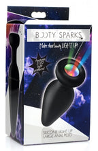 Load image into Gallery viewer, Booty Sparks Silicone Light-up Anal Plug Large
