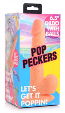 Load image into Gallery viewer, Pop 6.5in Dildo W/ Balls Light
