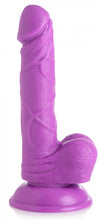 Load image into Gallery viewer, Pop 6.5in Dildo W/ Balls Purple
