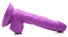 Load image into Gallery viewer, Pop 6.5in Dildo W/ Balls Purple
