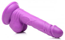 Load image into Gallery viewer, Pop 6.5in Dildo W/ Balls Purple
