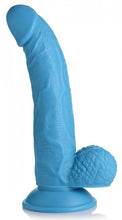 Load image into Gallery viewer, Pop 7.5in Dildo W/ Balls Blue
