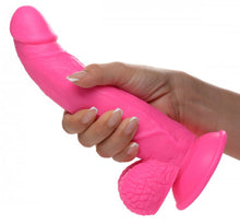 Load image into Gallery viewer, Pop 7.5in Dildo W/ Balls Pink
