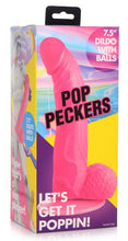 Load image into Gallery viewer, Pop 7.5in Dildo W/ Balls Pink
