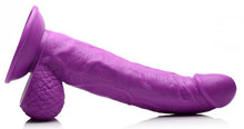 Load image into Gallery viewer, Pop 7.5in Dildo W/ Balls Purple
