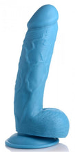 Load image into Gallery viewer, Pop 8.25in Dildo W/ Balls Blue
