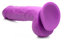 Load image into Gallery viewer, Pop 8.25in Dildo W/ Balls Purple
