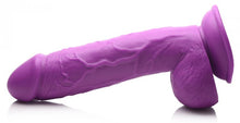 Load image into Gallery viewer, Pop 8.25in Dildo W/ Balls Purple
