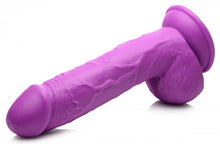 Load image into Gallery viewer, Pop 8.25in Dildo W/ Balls Purple
