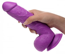 Load image into Gallery viewer, Pop 8.25in Dildo W/ Balls Purple
