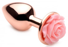 Load image into Gallery viewer, Booty Sparks Pink Rose Gold Small Anal Plug

