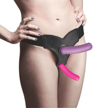 Load image into Gallery viewer, Strap U Triple Peg 28x Dildo Set Silicone W/ Remote
