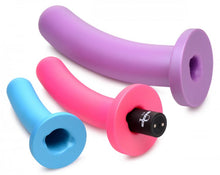 Load image into Gallery viewer, Strap U Triple Peg 28x Dildo Set Silicone W/ Remote
