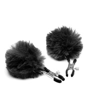 Load image into Gallery viewer, Charmed Pom Pom Nipple Clamps Black
