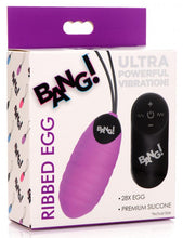 Load image into Gallery viewer, Bang! Swirl Silicone Egg Purple
