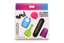 Load image into Gallery viewer, Bang! Rechargeable Bullet W/ 4 Attachments
