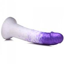 Load image into Gallery viewer, Strap U Real Swirl Realistic Dildo Purple
