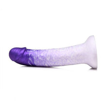 Load image into Gallery viewer, Strap U Real Swirl Realistic Dildo Purple
