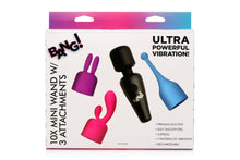 Load image into Gallery viewer, Bang! 10x Mini Wand W/ 3 Attachments

