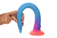 Load image into Gallery viewer, Creature Cocks Makara Glow In The Dark Silicone Snake Dildo

