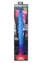 Load image into Gallery viewer, Creature Cocks Makara Glow In The Dark Silicone Snake Dildo
