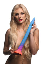 Load image into Gallery viewer, Creature Cocks Makara Glow In The Dark Silicone Snake Dildo

