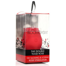 Load image into Gallery viewer, The Double Tease Rose 10x Sucking &amp; Licking Rose Simulator
