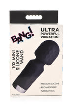 Load image into Gallery viewer, Bang! 10x Mini Silicone Wand Black
