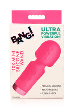 Load image into Gallery viewer, Bang! 10x Mini Silicone Wand Pink
