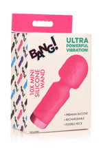 Load image into Gallery viewer, Bang! 10x Mini Silicone Wand Pink
