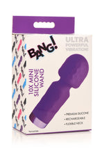 Load image into Gallery viewer, Bang! 10x Mini Silicone Wand Purple
